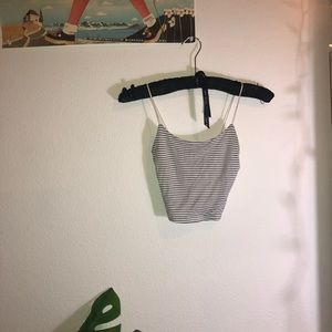 pacsun stripe crop top